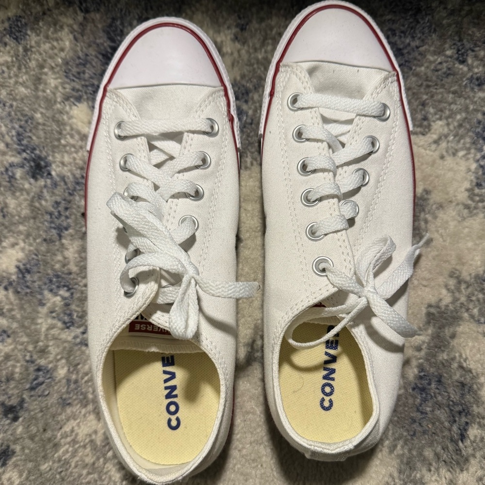 CONVERSE Chuck Taylor All Star White Low Top Shoes 👟